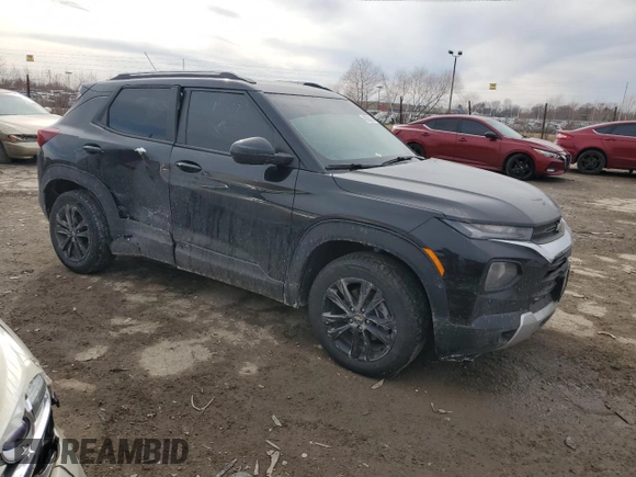 2021 Chevrolet TrailBlazer LT with VIN KL79MRSL1MB169734, listed as a Copart auction lot 46303025 with 81,213 mi miles and Salvage Title. Bid and sale history available at DreamBid. Image 4.