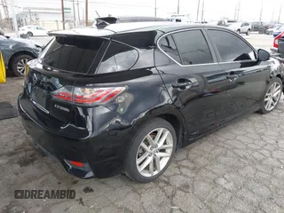 2016 Lexus CT 200h with VIN JTHKD5BH1G2256545, listed as a IAAI auction lot 41777529 with 115,574 mi miles and . Bid and sale history available at carsss.com. Image 4.