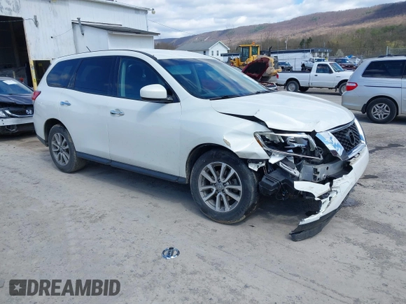 2014 Nissan Pathfinder SL with VIN 5N1AR2MM7EC730038, listed as a IAAI auction lot 41978849 with 150,816 mi miles. Bid and sale history available at carsss.com. Image 1.