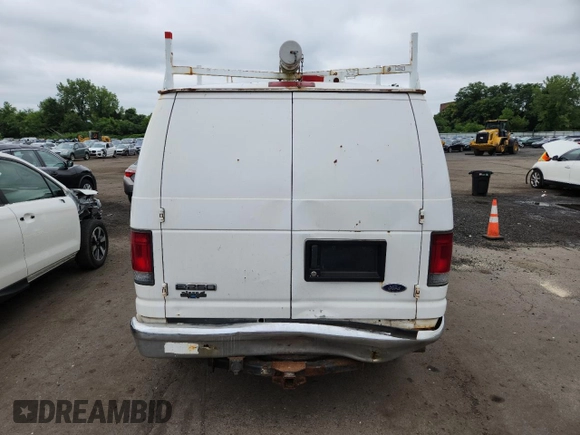 2006 Ford Econoline Cargo with VIN 1FTNE24L16HA86954, listed as a Copart auction lot 63314175 with 207,701 mi miles and Salvage title. Bid and sale history available at DreamBid. Image 6.