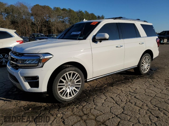 2024 Ford Expedition Limited with VIN 1FMJU1K85REA70624, listed as a Copart auction lot 87771685 with 0 mi miles and Non Repairable. Bid and sale history available at carsss.com. Image 1.
