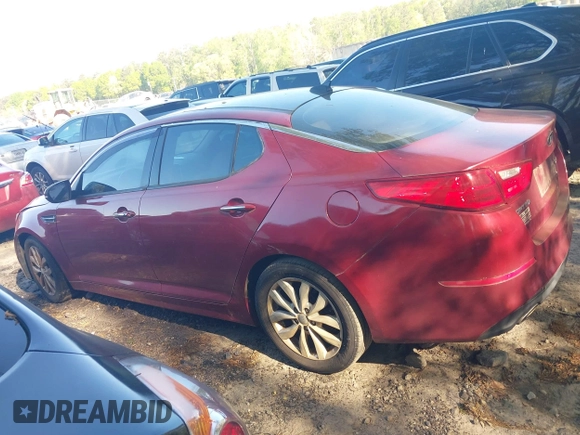 2015 Kia Optima EX with VIN 5XXGN4A70FG385182, listed as a IAAI auction lot 42005000 with 199,417 mi miles. Bid and sale history available at carsss.com. Image 14.