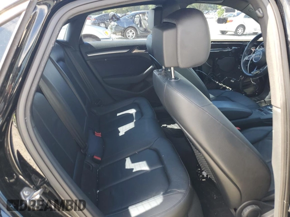 2018 Audi A3 Sedan Premium with VIN WAUAUGFF9J1039935, listed as a Copart auction lot 54741954 with 54,952 mi miles and Salvage Title. Bid and sale history available at carsss.com. Image 10.