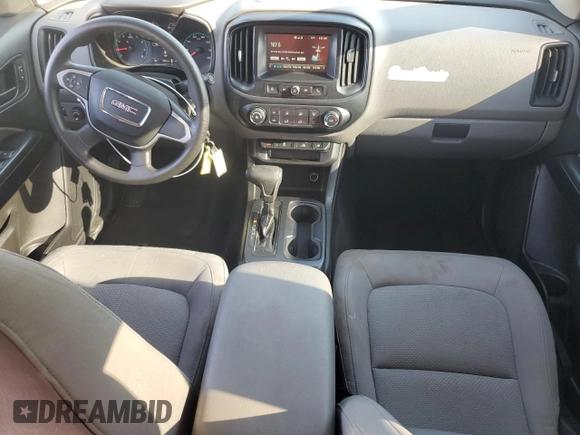 2018 GMC Canyon 2WD with VIN 1GTG5BEN8J1277765, listed as a Copart auction lot 74299244 with 57,042 mi miles and Salvage Title. Bid and sale history available at carsss.com. Image 8.