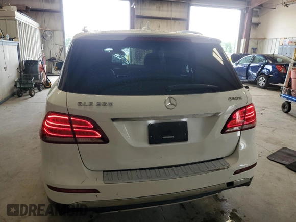 2016 Mercedes-Benz GLE 350 with VIN 4JGDA5HB2GA720658, listed as a Copart auction lot 60556385 with 109,415 mi miles and Salvage title. Bid and sale history available at DreamBid. Image 6.