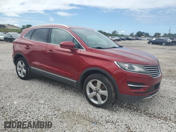 2018 Lincoln MKC Premiere with VIN 5LMCJ1D96JUL01061, listed as a Copart auction lot 46196245 with Not provided miles and Non repairable. Bid and sale history available at DreamBid. Image 4.