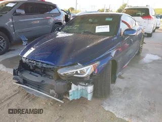 2017 Infiniti Q60 Sport with VIN JN1EV7EL6HM554007, listed as a IAAI auction lot 38924235 with 99,776 mi miles and . Bid and sale history available at carsss.com. Image 2.