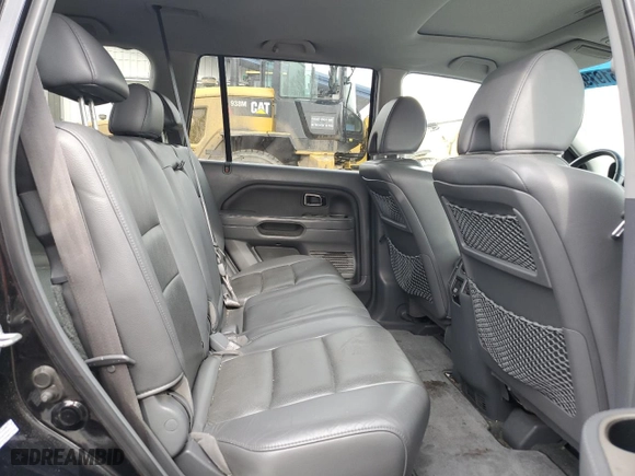 2006 Honda Pilot EX-L with VIN 2HKYF18526H549699, listed as a Copart auction lot 51979225 with 161,065 mi miles and Clean Title. Bid and sale history available at carsss.com. Image 10.