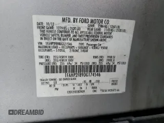 2013 Ford Taurus Limited z VIN 1FAHP2F89DG174546, wystawiony jako Copart lot #61003745 z przebiegiem 140 919 mil mil oraz Czysty tytuł • Clean title. Historia ofert i sprzedaży dostępna na DreamBid. Obrazek 12.