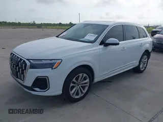 2025 Audi Q7 Premium with VIN WA1ACBF75SD019631, listed as a IAAI auction lot 42309555 with 7,435 mi miles and . Bid and sale history available at DreamBid. Image 2.