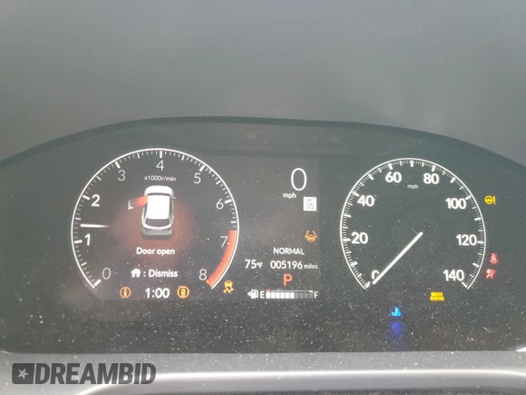 2025 Honda HR-V EX-L z VIN 3CZRZ1H70SM715374, wystawiony jako Copart lot #51235815 z przebiegiem 5196 mil mil oraz Szkody całkowita. Historia ofert i sprzedaży dostępna na DreamBid. Obrazek 9.