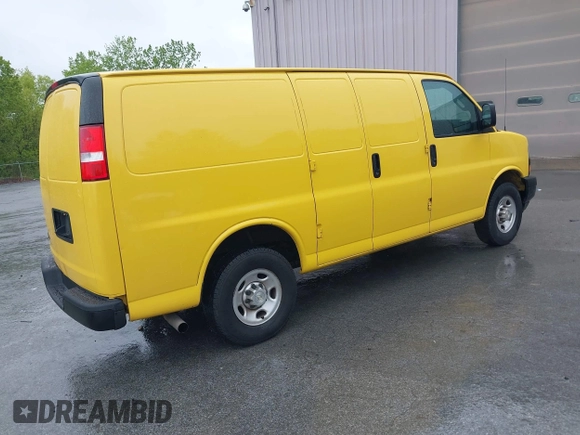 2021 Chevrolet Express Cargo with VIN 1GCWGAFP8M1175127, listed as a IAAI auction lot 42202604 with 48,768 mi miles and . Bid and sale history available at DreamBid. Image 4.