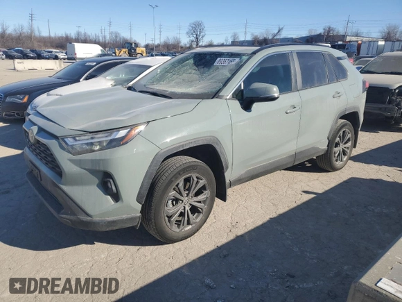 2023 Toyota RAV4 Hybrid XLE Premium with VIN 4T3B6RFV2PU133797, listed as a Copart auction lot 89367465 with 27,998 mi miles and Salvage Title. Bid and sale history available at carsss.com. Image 1.
