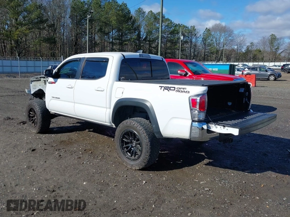 2020 Toyota Tacoma SR5 with VIN 3TMAZ5CN4LM132002, listed as a IAAI auction lot 41224844 with 55,000 mi miles and . Bid and sale history available at DreamBid. Image 3.