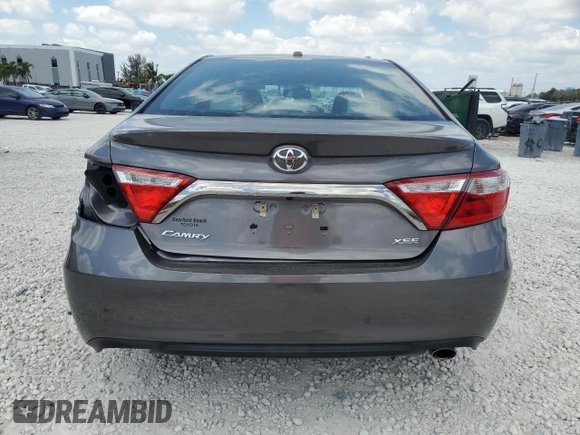 2017 Toyota Camry XLE with VIN 4T1BF1FK8HU714836, listed as a Copart auction lot 53085325 with 54,008 mi miles and Salvage Title. Bid and sale history available at carsss.com. Image 6.
