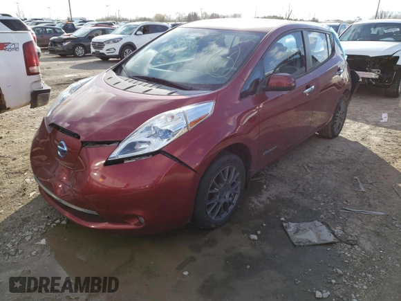2015 Nissan LEAF SV with VIN 1N4AZ0CP8FC302748, listed as a Copart auction lot 67795322 with 51,746 mi miles. Bid and sale history available at carsss.com. Image 1.