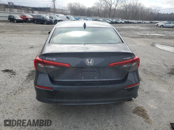 2024 Honda Civic Sport z VIN 2HGFE2F5XRH580233, wystawiony jako Copart lot #52956535 z przebiegiem 9 852 mil mil oraz Szkoda całkowita • Salvage title. Historia ofert i sprzedaży dostępna na DreamBid. Obrazek 6.