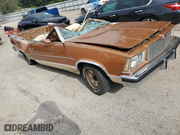 1978 Chevrolet El Camino z VIN 1W80L8Z418311, wystawiony jako Copart lot #71751334 z przebiegiem 9 032 mil mil oraz Szkoda całkowita • Salvage title. Historia ofert i sprzedaży dostępna na DreamBid. Obrazek 4.