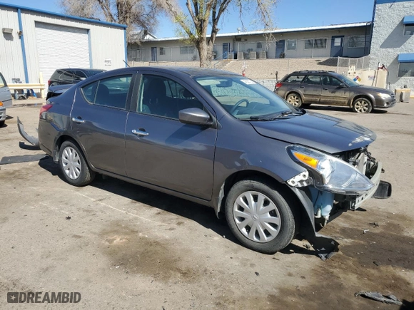 2019 Nissan Versa Sedan SV with VIN 3N1CN7AP2KL812041, listed as a Copart auction lot 48585705 with 65,542 mi miles and Salvage Title. Bid and sale history available at carsss.com. Image 4.