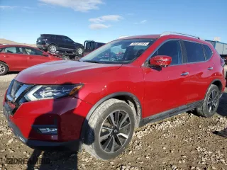 2017 Nissan Rogue S with VIN 5N1AT2MV8HC846198, listed as a Copart auction lot 84437554 with 45,765 mi miles and Salvage Title. Bid and sale history available at carsss.com. Image 1.