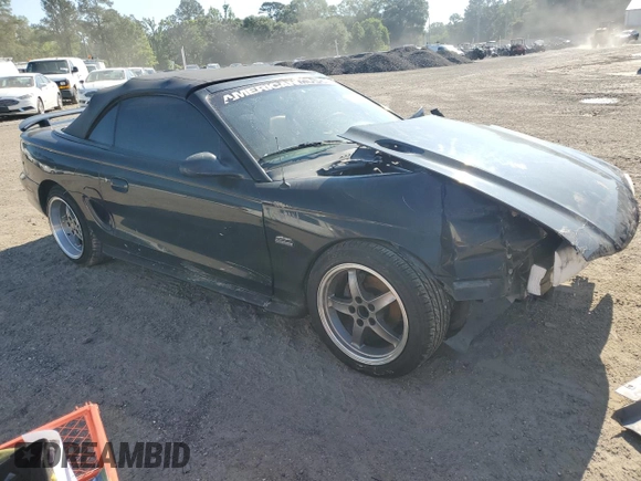 1994 Ford Mustang with VIN 1FALP45T2RF185428, listed as a Copart auction lot 55990495 with 111,353 mi miles and Salvage title. Bid and sale history available at DreamBid. Image 4.