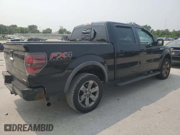 2013 Ford F-150 XL with VIN 1FTFW1EFXDKD59944, listed as a Copart auction lot 58673165 with 198,531 mi miles and Salvage title. Bid and sale history available at DreamBid. Image 3.