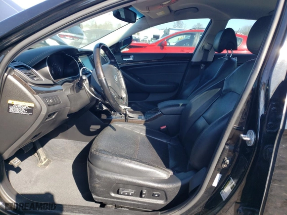2014 Kia Cadenza Premium with VIN KNALN4D75E5125547, listed as a Copart auction lot 48724215 with 164,755 mi miles and Salvage Title. Bid and sale history available at carsss.com. Image 7.