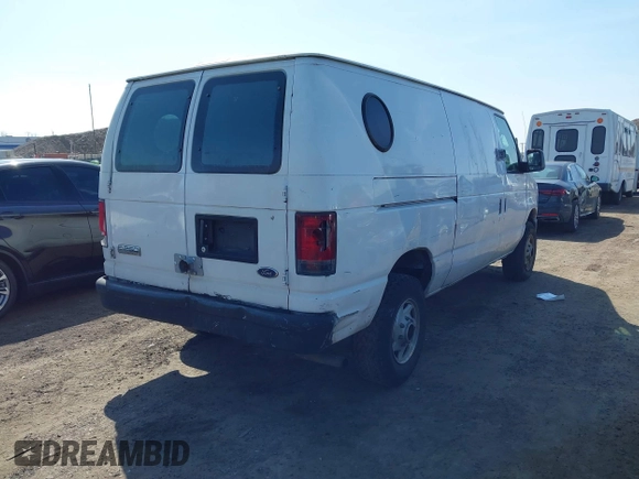 2008 Ford Econoline Cargo Commercial with VIN 1FTNE24W88DA38520, listed as a IAAI auction lot 41802780 with 248,468 mi miles and . Bid and sale history available at carsss.com. Image 4.