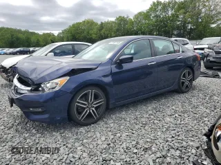 2016 Honda Accord Sport with VIN 1HGCR2F5XGA152794, listed as a Copart auction lot 57497145 with 88,689 mi miles and Salvage title. Bid and sale history available at DreamBid. Image 1.