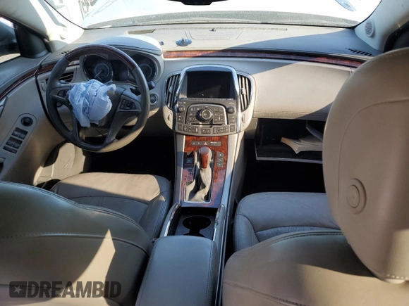 2012 Buick LaCrosse Premium 3 with VIN 1G4GH5E32CF141043, listed as a Copart auction lot 50089965 with 185,515 mi miles and Salvage title. Bid and sale history available at DreamBid. Image 8.
