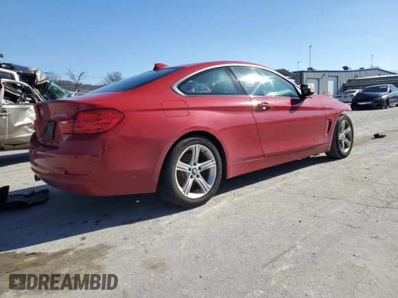 2015 BMW 4 Series 428i with VIN WBA3N3C55FK233566, listed as a Copart auction lot 45591055 with 101,161 mi miles and Salvage Title. Bid and sale history available at DreamBid. Image 3.