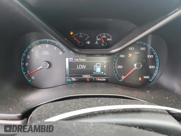 2016 Chevrolet Colorado 2WD LT with VIN 1GCGSCE36G1100296, listed as a Copart auction lot 55102625 with 128,605 mi miles and Salvage title. Bid and sale history available at DreamBid. Image 9.