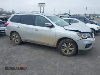 2019 Nissan Pathfinder SL z VIN 5N1DR2MN6KC631602, wystawiony jako IAAI lot #41514554 z przebiegiem 110 723 mil mil oraz . Historia ofert i sprzedaży dostępna na DreamBid. Obrazek 1.