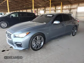 2017 Infiniti Q50 Premium z VIN JN1EV7AR0HM832300, wystawiony jako Copart lot #60761625 z przebiegiem 186 479 mil mil oraz Czysty tytuł • Clean title. Historia ofert i sprzedaży dostępna na DreamBid. Obrazek 1.