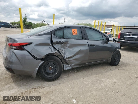 2021 Nissan Versa S with VIN 3N1CN8DV2ML878799, listed as a Copart auction lot 56636755 with 72,466 mi miles and Salvage title. Bid and sale history available at DreamBid. Image 3.