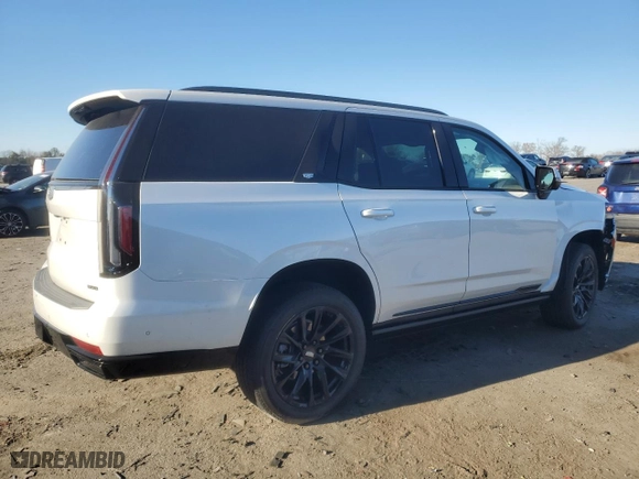 2024 Cadillac Escalade 4WD Sport Platinum with VIN 1GYS4GKL1RR347918, listed as a Copart auction lot 83556094 with 0 mi miles and Salvage Title. Bid and sale history available at carsss.com. Image 3.