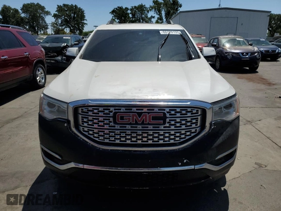 2018 GMC Acadia Denali with VIN 1GKKNPLS5JZ203628, listed as a Copart auction lot 60729155 with Not provided miles and Salvage title. Bid and sale history available at DreamBid. Image 5.