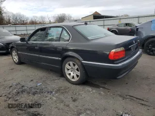 2001 BMW 7 Series 740iA with VIN WBAGG83401DN86102, listed as a Copart auction lot 81425464 with 0 mi miles and Clean Title. Bid and sale history available at carsss.com. Image 2.