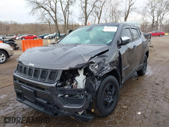 2018 Jeep Compass Sport z VIN 3C4NJCAB6JT251064, wystawiony jako IAAI lot #41457953 z przebiegiem 64 905 mil mil oraz . Historia ofert i sprzedaży dostępna na DreamBid. Obrazek 17.