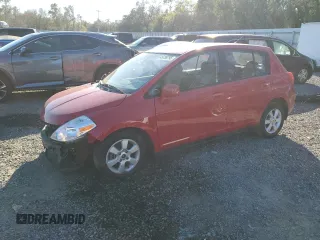 2008 Nissan Versa 1.8 S with VIN 3N1BC13E18L368430, listed as a Copart auction lot 55158295 with 142,363 mi miles and Salvage Title. Bid and sale history available at carsss.com. Image 1.
