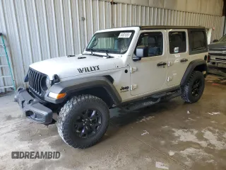 2022 Jeep Wrangler Unlimited Sport S z VIN 1C4HJXDG6NW186034, wystawiony jako Copart lot #54601555 z przebiegiem 67 486 mil mil oraz Szkoda całkowita • Salvage title. Historia ofert i sprzedaży dostępna na DreamBid. Obrazek 1.