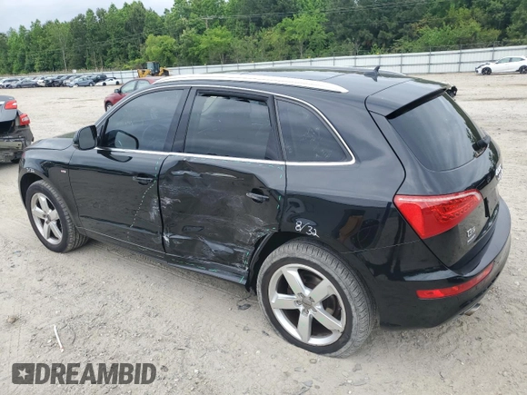 2012 Audi Q5 Prestige with VIN WA1WKAFP4CA101999, listed as a Copart auction lot 56594395 with 149,137 mi miles and Salvage title. Bid and sale history available at DreamBid. Image 2.