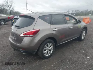 2013 Nissan Murano LE with VIN JN8AZ1MU6DW208193, listed as a IAAI auction lot 41959119 with Not Provided miles and . Bid and sale history available at DreamBid. Image 4.