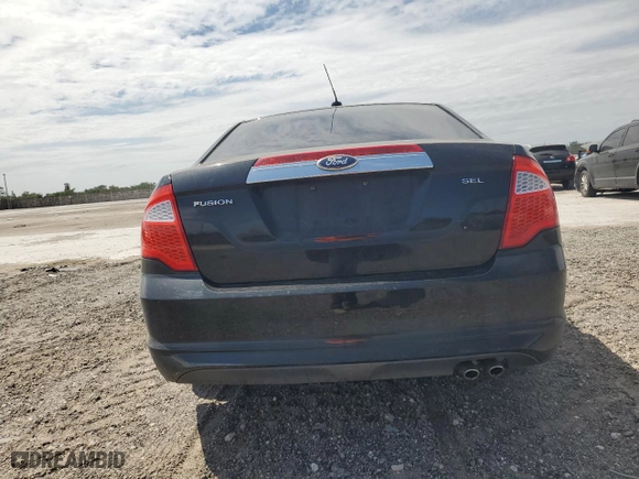 2011 Ford Fusion SEL with VIN 3FAHP0JA3BR323330, listed as a Copart auction lot 49488995 with 158,655 mi miles and Salvage Title. Bid and sale history available at carsss.com. Image 6.