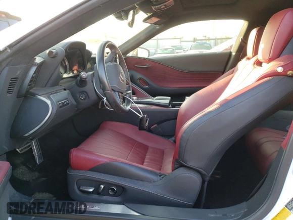 2018 Lexus LC 500h z VIN JTHHP5AY4JA001016, wystawiony jako Copart lot #85480424 z przebiegiem Nie podano mil oraz Szkoda całkowita • Salvage title. Historia ofert i sprzedaży dostępna na DreamBid. Obrazek 7.