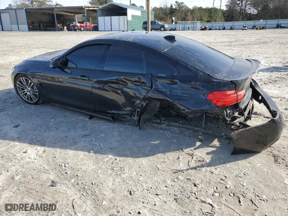 2017 BMW 4 Series 430i with VIN WBA4F7C30HG788146, listed as a Copart auction lot 88726865 with 81,697 mi miles and Salvage Title. Bid and sale history available at carsss.com. Image 2.