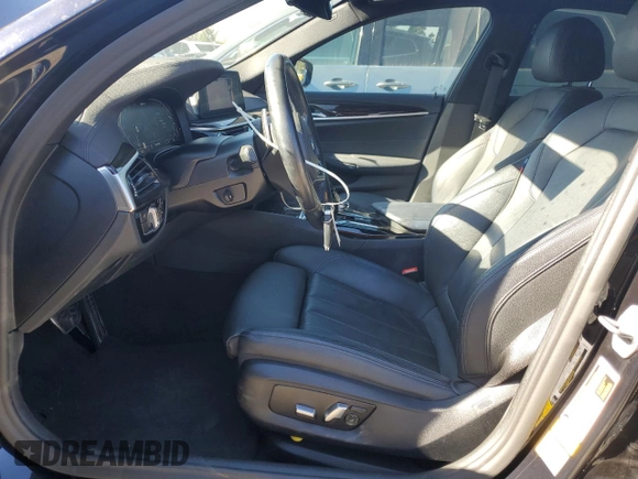 2020 BMW 5 Series 530e with VIN WBAJA9C00LCD60874, listed as a Copart auction lot 87960825 with 91,036 mi miles and Salvage Title. Bid and sale history available at DreamBid. Image 7.