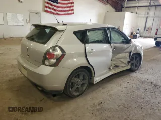 2009 Pontiac Vibe GT with VIN 5Y2SR67049Z428654, listed as a Copart auction lot 78373154 with 158,505 mi miles and Clean Title. Bid and sale history available at carsss.com. Image 3.