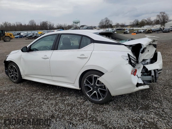 2024 Nissan Sentra SR with VIN 3N1AB8DV2RY282053, listed as a Copart auction lot 51739245 with 12,881 mi miles and Salvage Title. Bid and sale history available at carsss.com. Image 2.