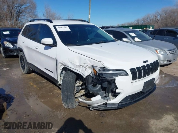 2020 Jeep Cherokee Altitude with VIN 1C4PJMLN5LD541214, listed as a IAAI auction lot 41663841 with 80,097 mi miles. Bid and sale history available at carsss.com. Image 1.